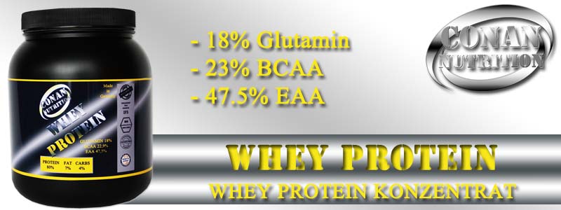 Conan Nutrition WHEY PROTEIN Banner