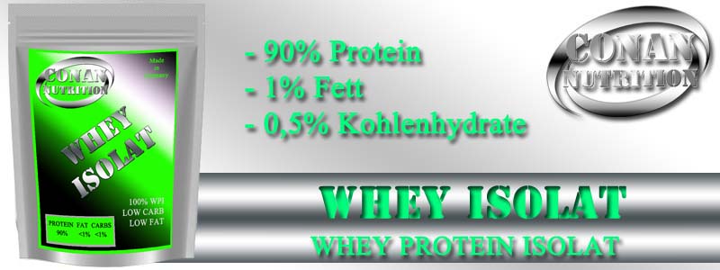 Conan Nutrition WHEY ISOLAT Banner