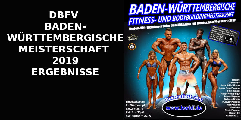 DBFV BADEN-WÜRTTEMBERGISCHE MEISTERSCHAFT 2019 BANNER