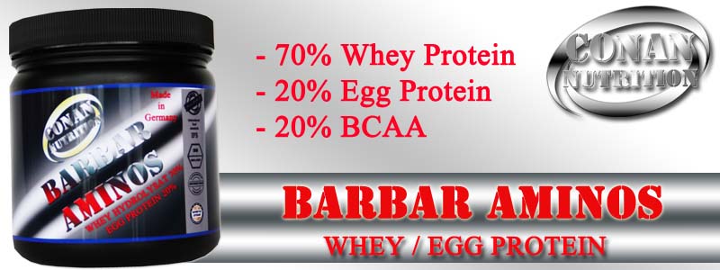 Conan Nutrition BARBAR AMINOS Banner