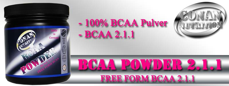 Conan Nutrition BCAA POWDER Banner