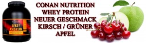 Kirsch Apfel Banner Whey Protein
