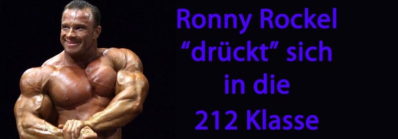 Ronny Rockel drückt sich in die 212 Klasse