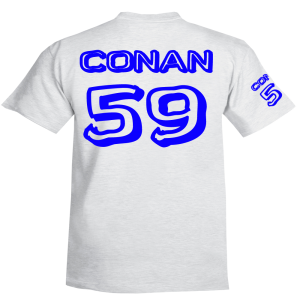 Conan Wear american Shirt weiss hinten