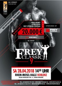 Frey Classic Newcomer & Frey Classic Pro 2018