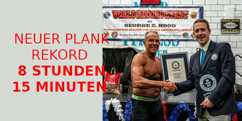 NEUER PLANK REKORD 8 STUNDEN 15 MINUTEN